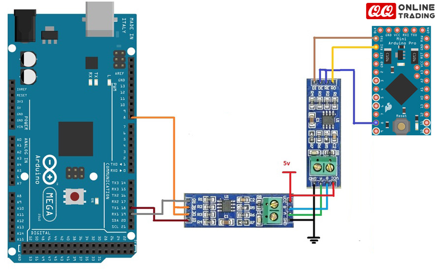 arduino and rs485